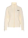 Golden Goose Grosgrain-trim Tech Jersey Track Jacket In White