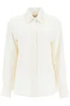 Golden Goose Regular Cotton Shirt With 3d Check Print In White