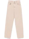 Golden Goose Relaxed-fit Trousers With Five-pocket Design And Star Embellishments