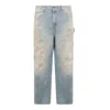 Golden Goose Men Destroyed Denim Cotton Jeans