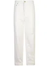 Golden Goose High-waist Straight-leg Bull Denim Trousers In Beige