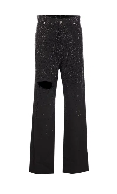 Golden Goose Jeans In Black