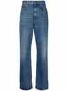 Golden Goose Kim Wide-leg Jeans Clothing In Blue