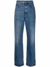 Golden Goose Kim Wide-leg Jeans Clothing In Blue
