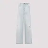 Golden Goose Relaxed Wide-leg Jeans With Distressed Detailing