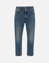Golden Goose Golden Happy Stone Washed Jeans In Blue