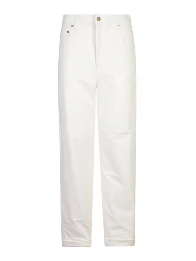 Golden Goose Straight-leg Jeans In White