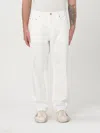 Golden Goose Stonewashed Treated Jeans In White