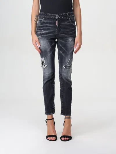 Golden Goose Jeans  Woman Color Black In Schwarz