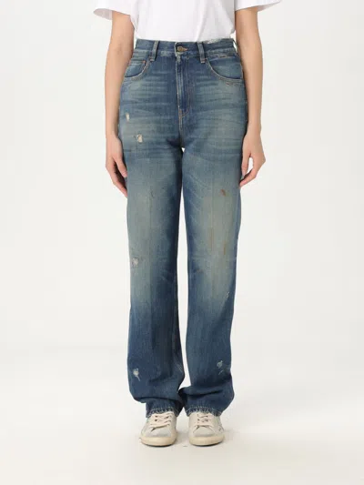 GOLDEN GOOSE JEANS GOLDEN GOOSE WOMAN COLOR BLUE,G69258009