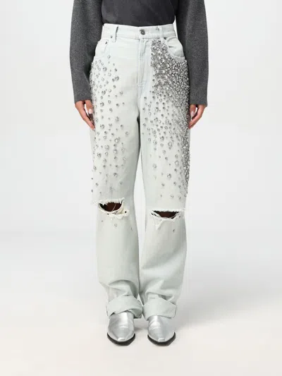 GOLDEN GOOSE JEANS GOLDEN GOOSE WOMAN COLOR DENIM,411540028