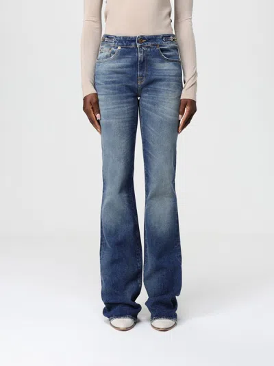 Golden Goose Journey Stretch Denim Bootcut Jeans In Blue