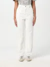 GOLDEN GOOSE JEANS GOLDEN GOOSE WOMAN COLOR WHITE,411541001