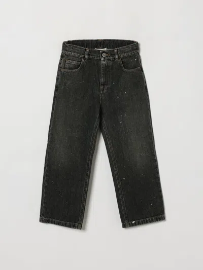 Golden Goose Jeans Kids In Black