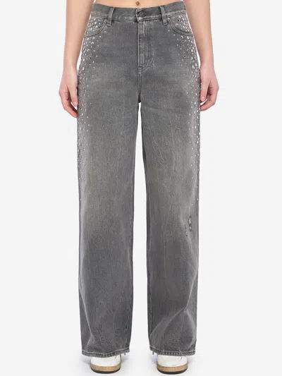 Golden Goose Vintage Melody Boyfriend Jeans In Gray