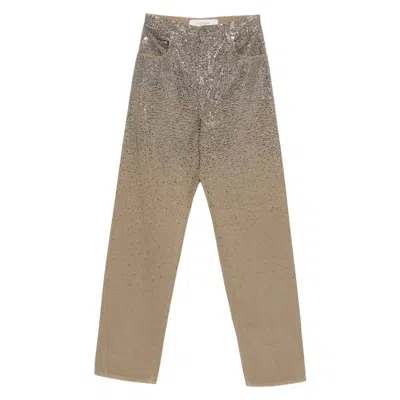 Golden Goose Jeans In Brown