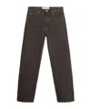 Golden Goose Jeans With Belt Loops In Brown