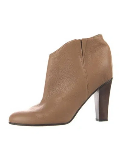 Pre-owned Golden Goose Jen Leather Boots In Brown