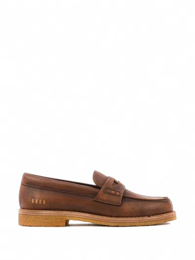 Golden Goose Jerry Penny-loafer In Animal Print