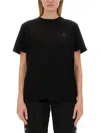 Golden Goose Star Black Crew-neck T-shirt In Black