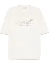 Golden Goose Men's Hand Writing T-shirt In White