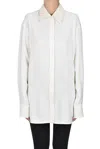 Golden Goose Jewel Collar Shirt In White