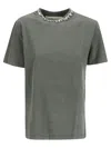 Golden Goose Golden Ws Regular T-shirt In Gray