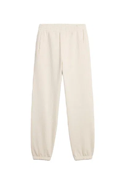 Golden Goose Jogging Pants In Organic Cotton In White