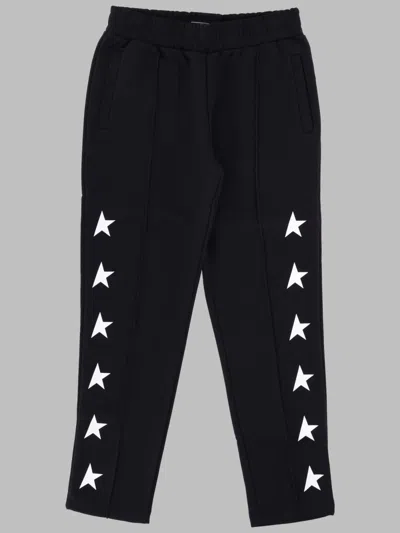 Golden Goose Mini Jogging Pants With Multistar Design In Blue