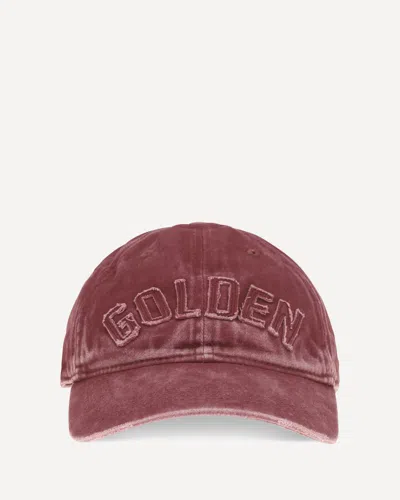 Golden Goose Journey Baseball Cap In Pink