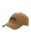 Golden Goose Journey Baseball Cap Cotton Drill Golden Embroidery In Green