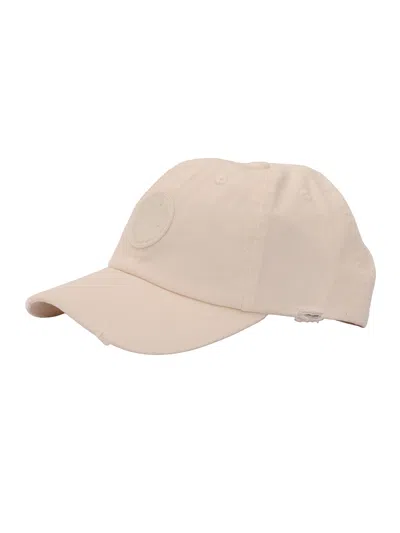 Golden Goose Journey Baseball Cap Cotton Twill / Mascotte Patch / Gg E In Neutral