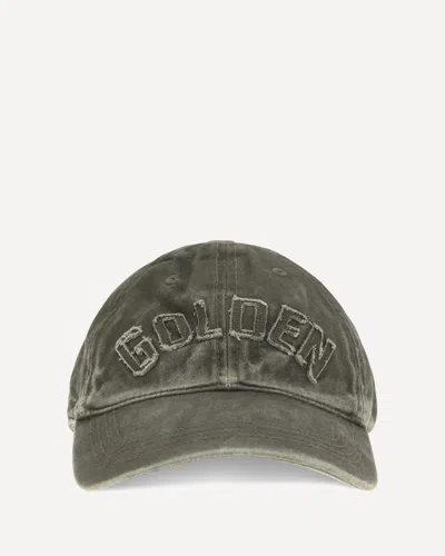 Golden Goose Journey Baseball Cap In Green