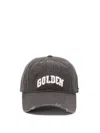 Golden Goose `journey` Baseball Cap With `golden` Embroidery