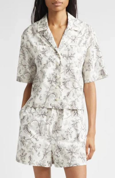 Golden Goose Journey Boxy Button-up Shirt In Multi
