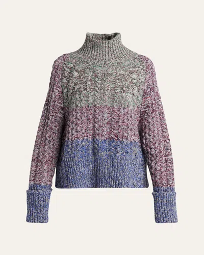 GOLDEN GOOSE JOURNEY CABLE-KNIT TURTLENECK SWEATER