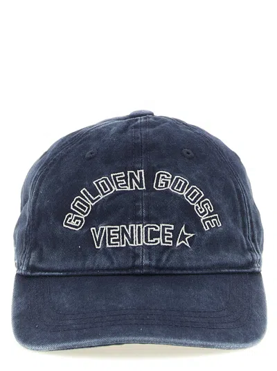 Golden Goose 'journey' Cap In Blue