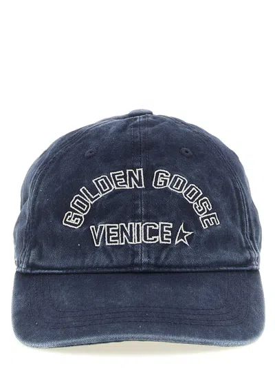 Golden Goose Journey Cap In Navy