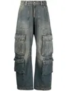 GOLDEN GOOSE GOLDEN GOOSE JOURNEY CARGO DENIM JEANS