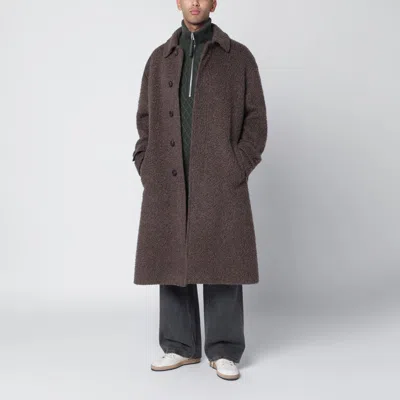GOLDEN GOOSE JOURNEY COAT IN WRINKLE-EFFECT WOOL BLEND