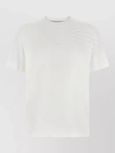 Golden Goose Journey Crew Neck Graphic Short Sleeve T-shirt In White