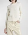 Golden Goose Crystal Embellished Virgin Wool Jumper In Natural White