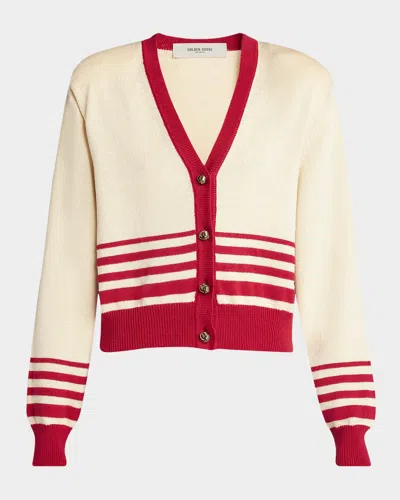 GOLDEN GOOSE JOURNEY CROPPED CARDIGAN