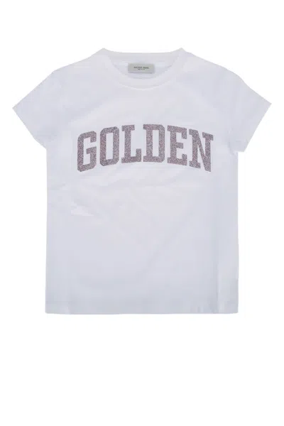 Golden Goose Kids' Journey Girls T-shirt Co In White