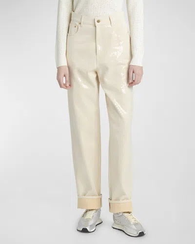 GOLDEN GOOSE JOURNEY KIM SEQUINED JEANS