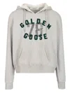 Golden Goose Vintage-inspired Unisex Hoodie With Ribbed Sides