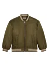 Golden Goose Journey Logo-embroidered Bomber Jacket In Green