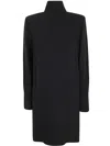 Golden Goose Journey Longsleeves Dress In Suit Fabric In Blue