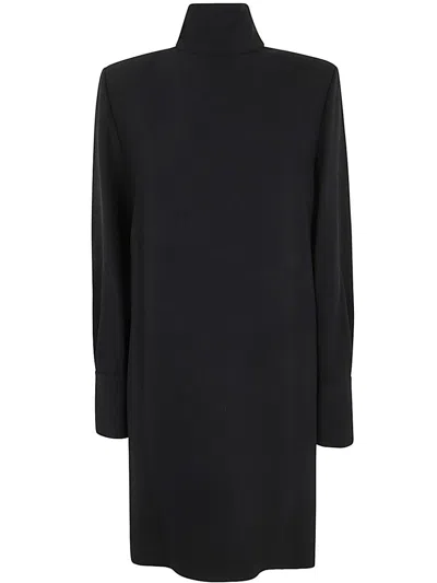 Golden Goose Journey Longsleeves Dress In Suit Fabric In Blue