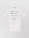 Golden Goose Journey Ms T-shirt Regular Light Cotton Jersey With Print In Neutral